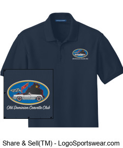 Adult Classic Pique Polo Design Zoom